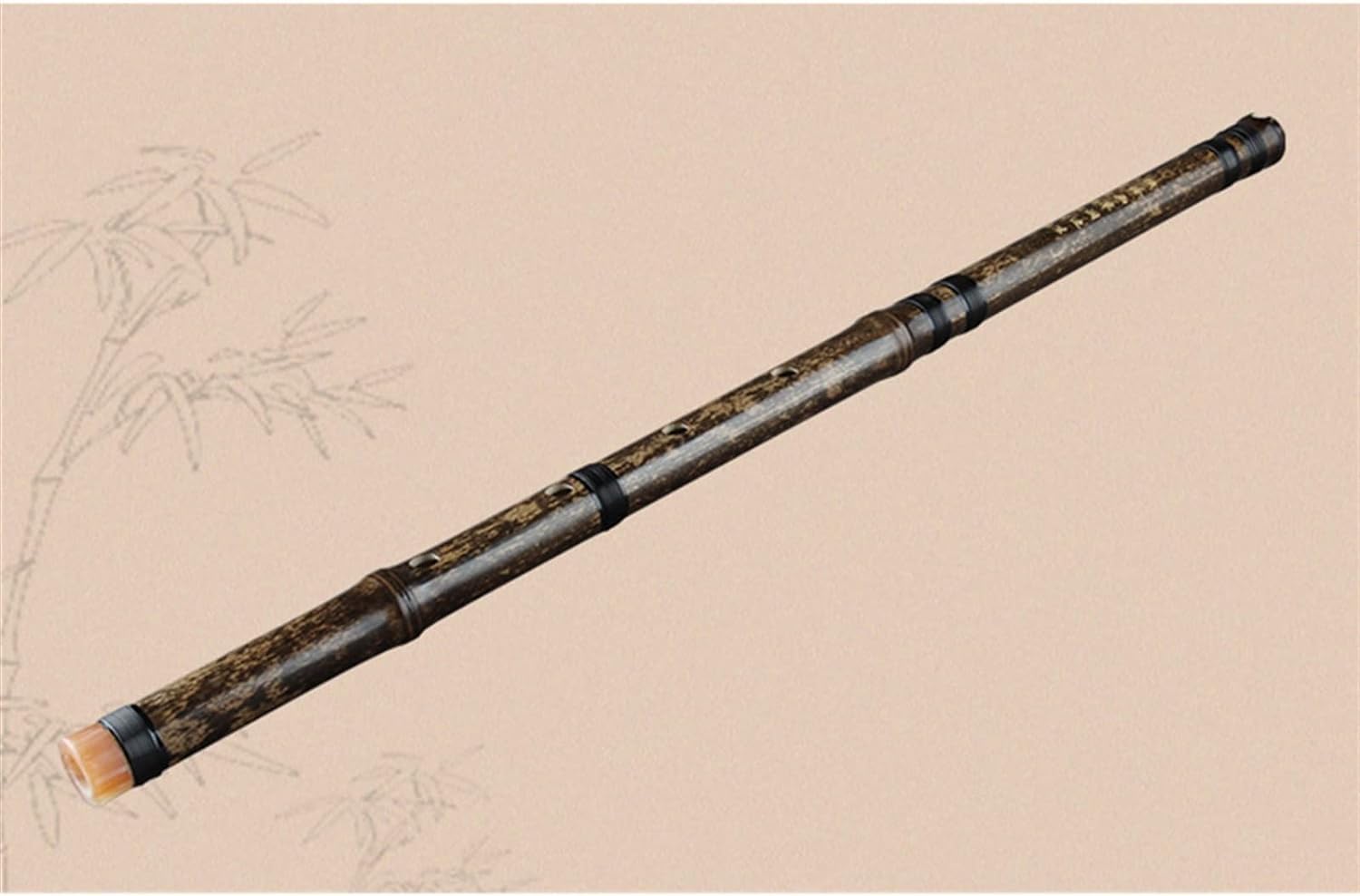 Amazon | 尺八 54cm 縦笛 Dキー 尺八 5穴 竹笛 木管楽器 初心者