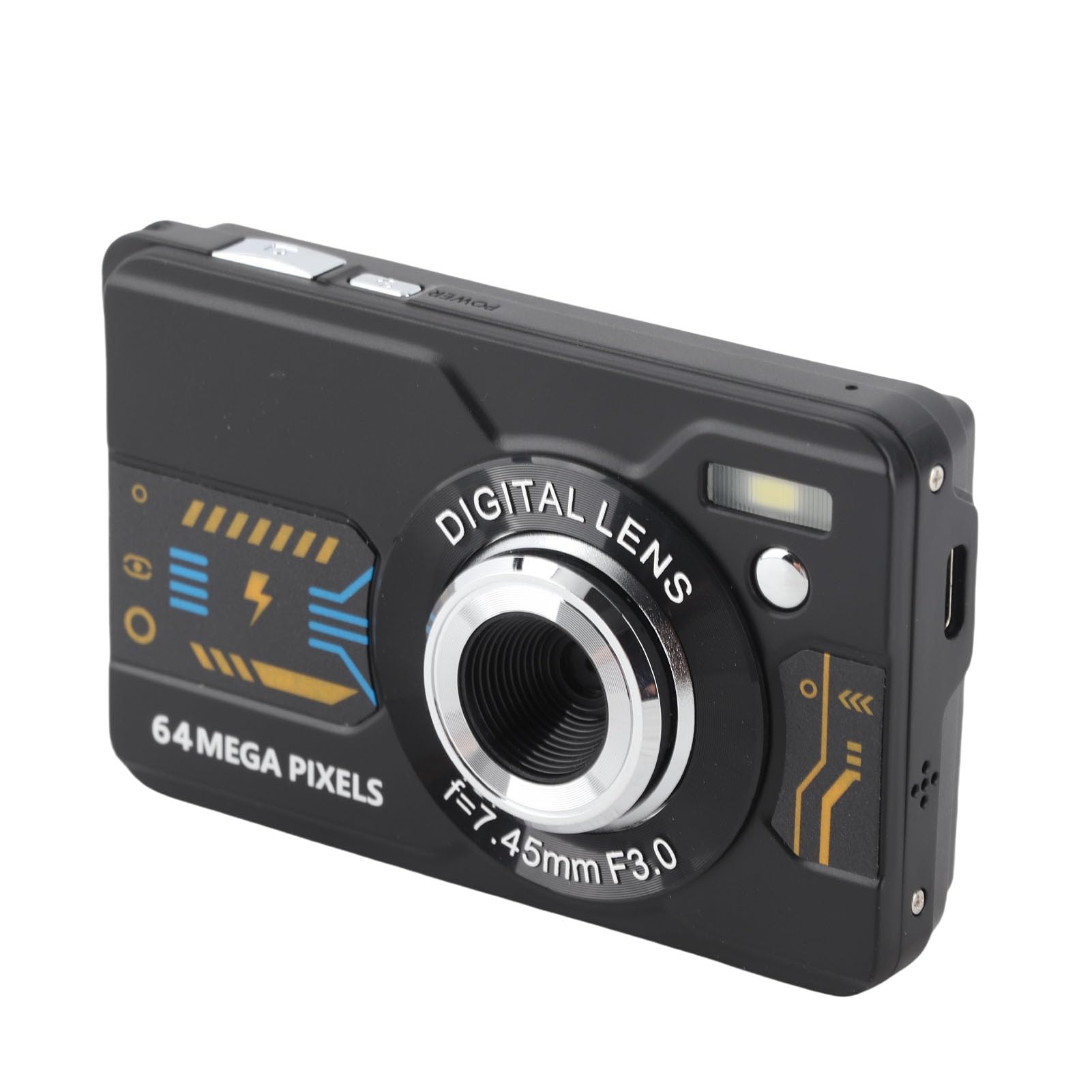 Fotocamera Digitale retrò Portatile 4K 64MP per Fotografia con Zoom a 20 Volte per Viaggiatori e Fotografi per Principianti (64GB)