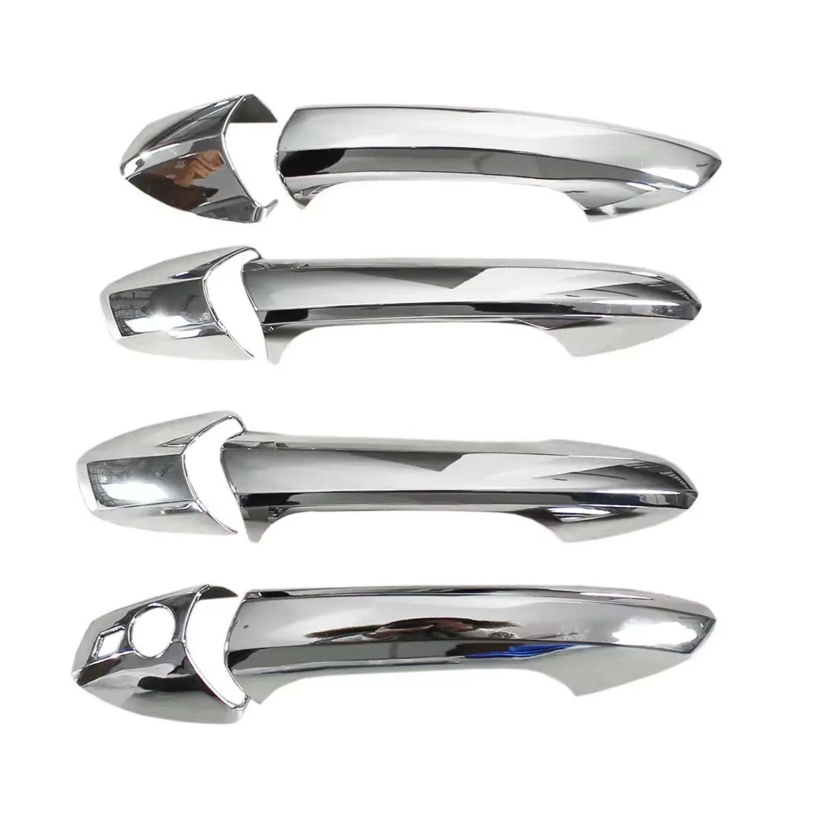 DSPOLIMV Outer Door Handle Cap Compatible with Benz for B C E ML for CLA W246 W204 W212 X204 W166 W117 Car Exterior Door Handle Covers Trim Chrome Accessories