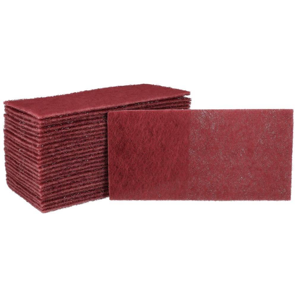 Mirka Mirlon Total 25 pz Vello abrasivo VeryFine Grana 360 Tamponi abrasivi, vello abrasivo per la levigatura, l'eliminazione della ruggine, la carteggiatura,metallo, plastica