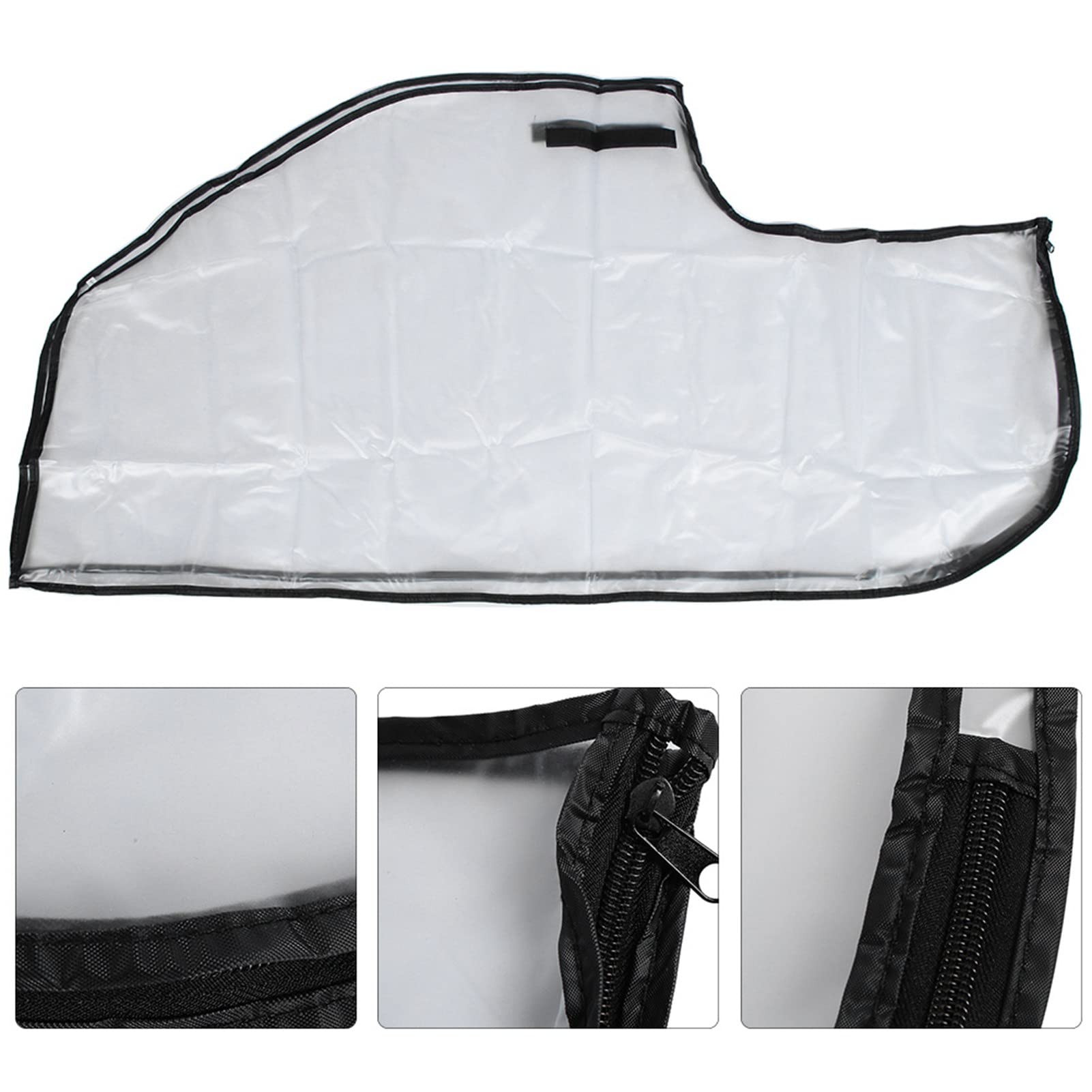 KENANLAN Copertura per Sacca da Golf,Copertura Antipioggia Per Borsa Da Golf,PVC Universale Copertura Trasparente Con Cerniera Per Borsa Da Golf Per Borse Da Golf Carrelli Carrelli Da Golf