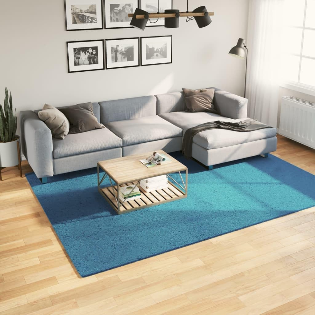 vidaXL Teppich Oviedo Kurzflor Türkis 200x280 cm