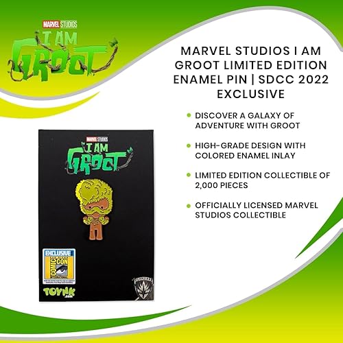 Miniatura 7 de Marvel Studios I Am Groot - Pin esmaltado exclusivo de edición limitada Broche de metal accesorios para mochila, ropa, sombreros Regalos y