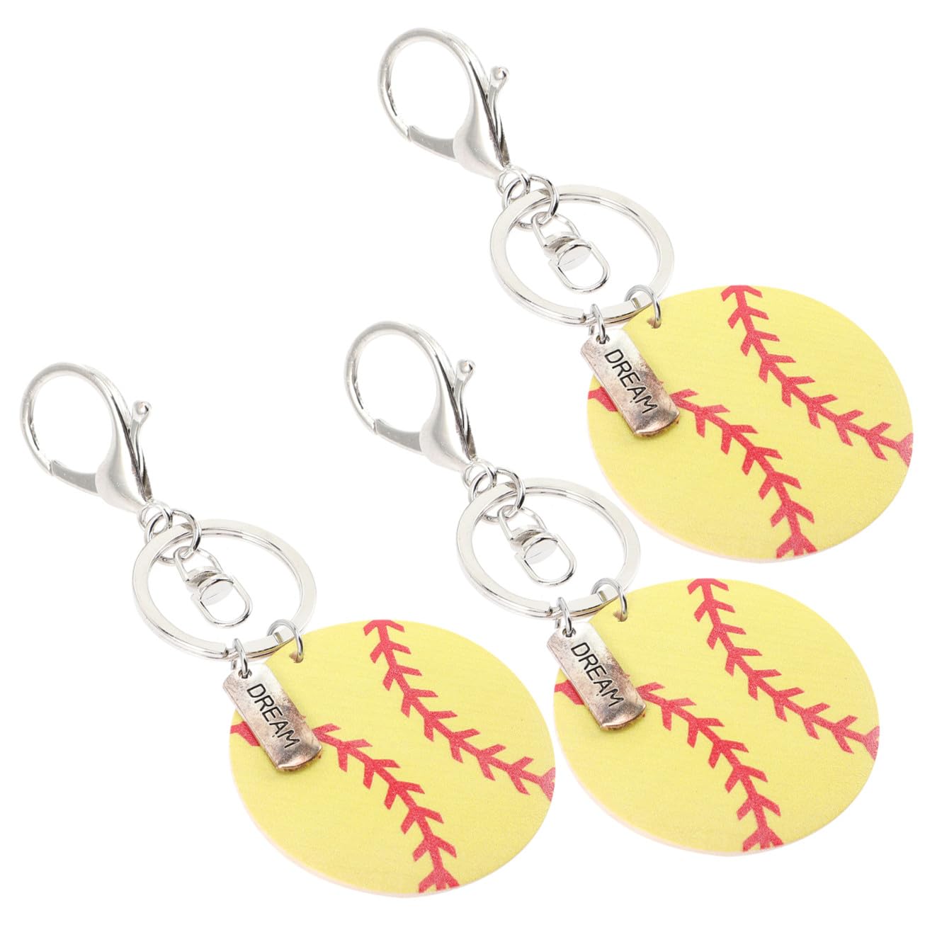 BESPORTBLE Portachiavi Da Softball Keychain Per Le Chiavi Portachiavi Per Ragazzi Attrezzatura Sport Fan Portachiavi Softball Per Ragazzi Portachiavi Per I Giocatori Lega