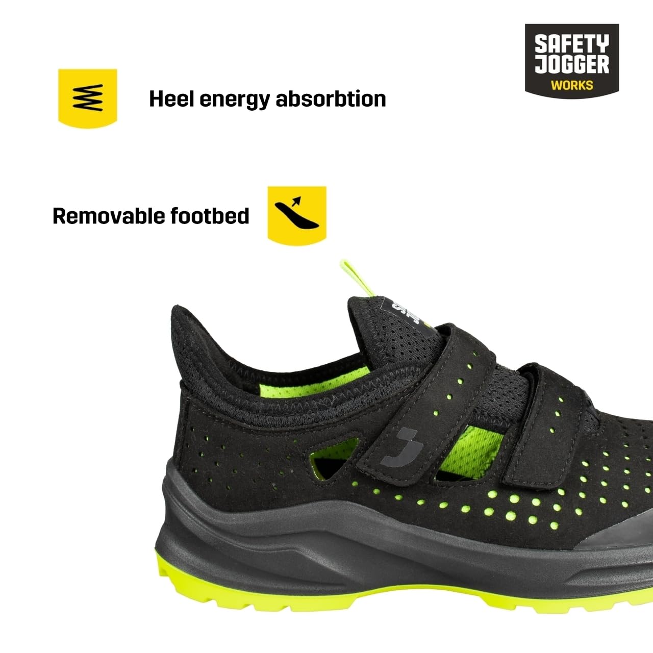 SAFETY JOGGER Calzado de Seguridad Industrial Señoras y señores - MODULOS1PS - Zapatos de Seguridad, Zapatos Protectores
