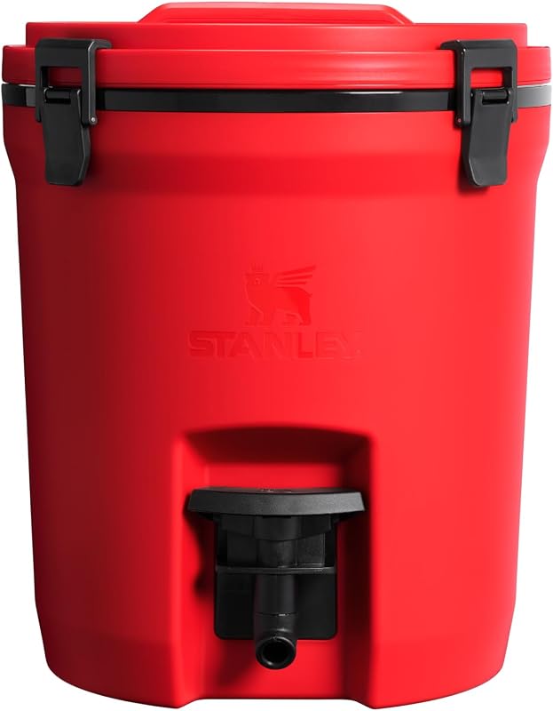 Jarra de agua de flujo rápido de aventura | Dispensador de agua helada a prueba de fugas | Enfriador de bebidas aislado | Grifo de fácil vertido y tapa de espuma con cierre | Sin BPA