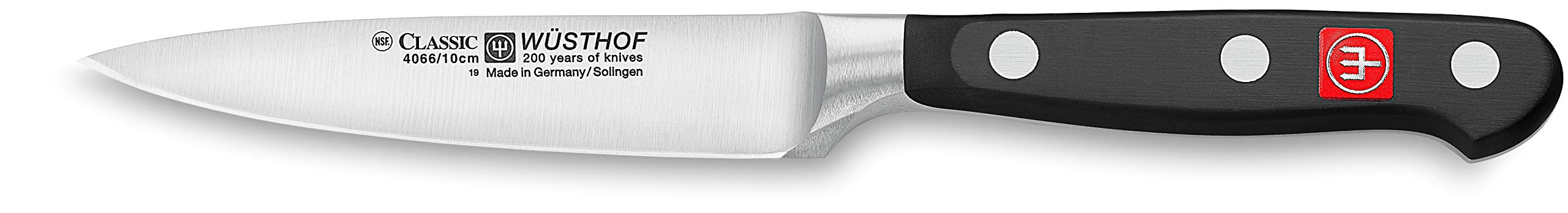 WüsthofGemüsemesser, Classic (4066-7/10), 10 cm Klingenlänge, geschmiedet, rostfreier Edelstahl, scharfes Küchenmesser for Obst und Gemüse