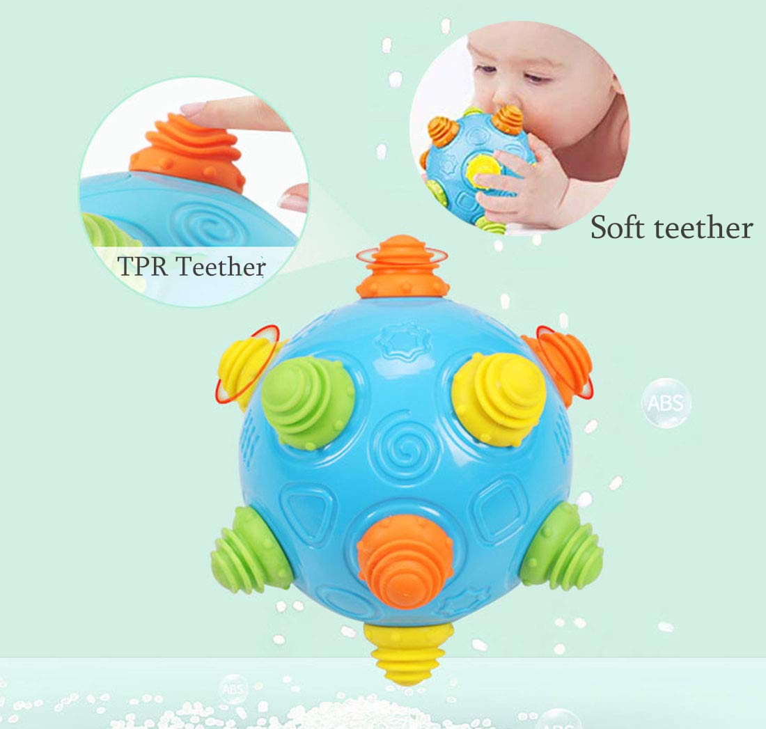 Toddlers Baby Music Shake Dancing Ball Toy, Move and Crawl Ball Toys for Kids,Bouncing Sensory Learning Ball Toys Ideal Gift for Baby Boys and Girls, Endless Fun for Children : Toys & Games