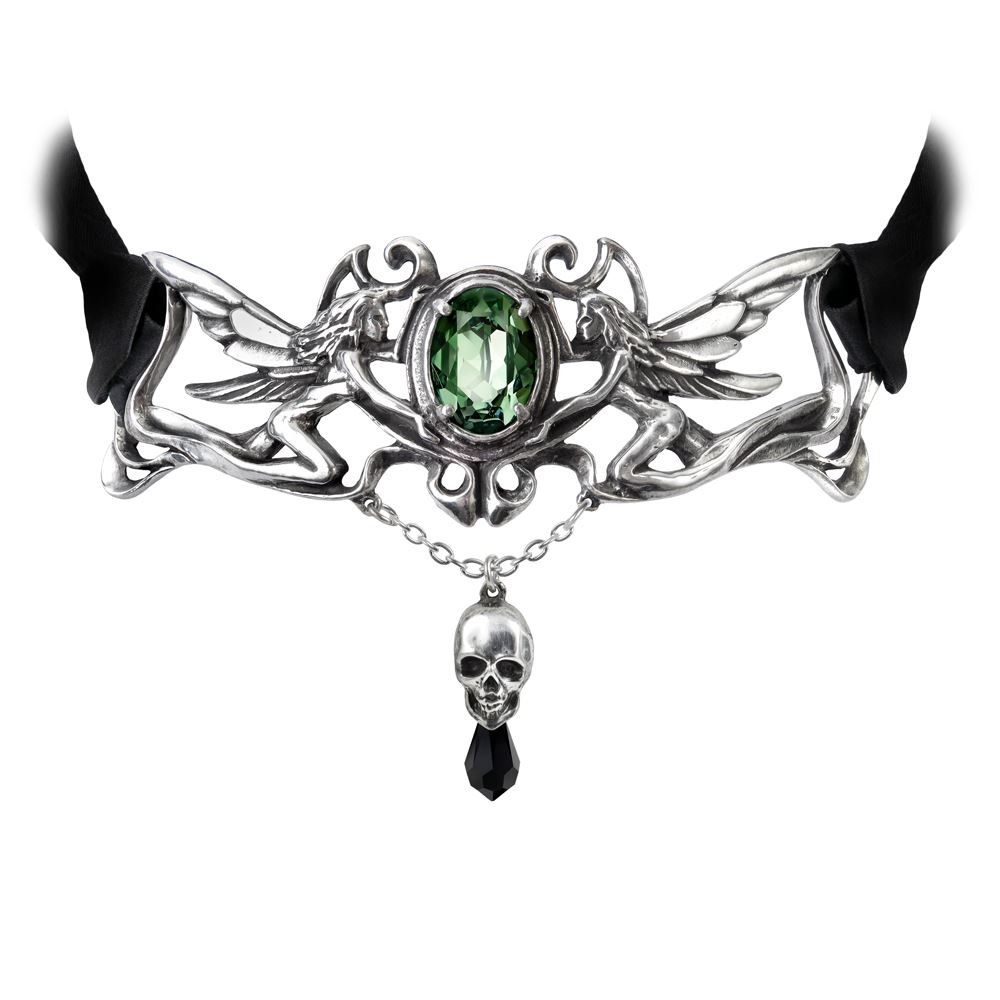 Alchemy Gothic La Fleur De Baudelaire Choker Pendant England 