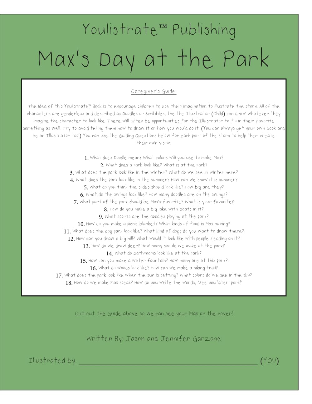 Max's Day at the Park: A Youlistrate™ Book