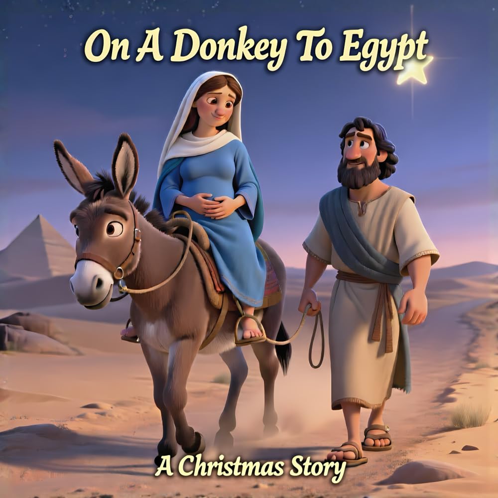 On A Donkey To Egypt: A Christmas Story (Little Spark Bible Stories)