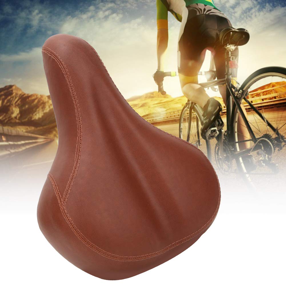 Selle de Vélo Confortable Doux Large Vélo de Route Gel Selles Respirant Siège de Vélo de Montagne Convient pour VTT Vélo de Pliage Vélo de Route