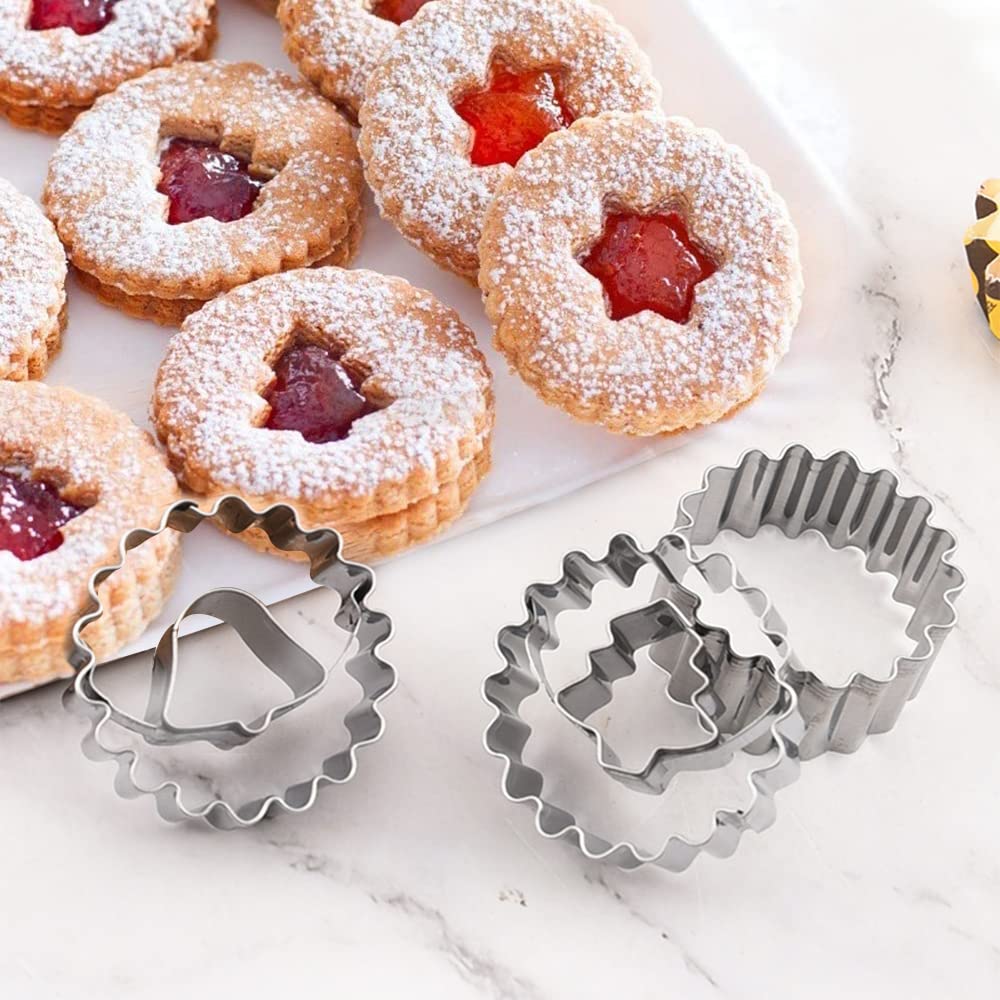 Emporte-Pièces Patisserie FainFun 8 Pièces - Moules Biscuits Noël Personnalisés Pour Fondant Et Décoration