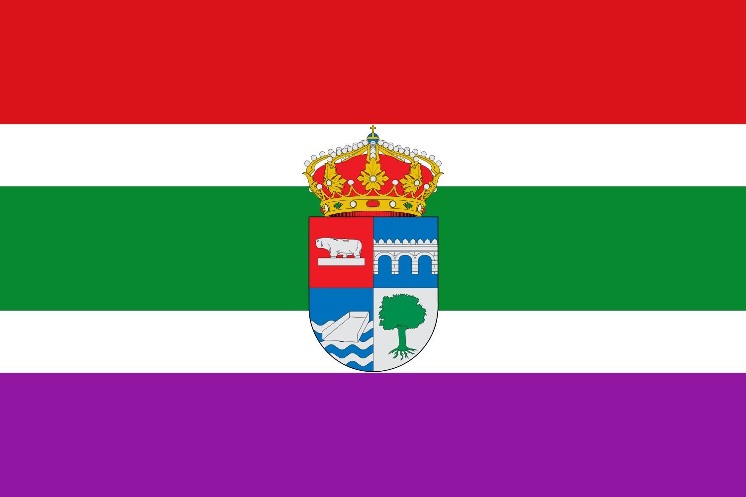 Drapeau Muelas del Pan rectangulaire pour mât officiel aux normes 2 3