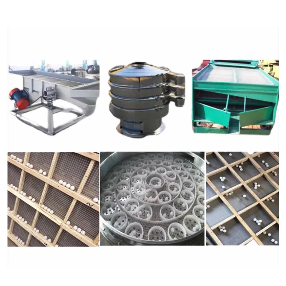 Cristalería de Laboratorio Bolas de goma for tamices Bola de goma sólida blanca Bola saltarina for limpiar la pantalla del tamiz 10 20 25 30 3 40 45 50 mm(15mm)