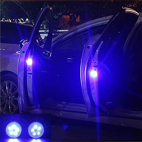 Amazon Co Jp 2個のワイヤレスledの車のドアの開いている警告ライト簡単な取り付け防水ストロボの点滅反リアエンド衝突安全ledランプ Color Blue ホーム キッチン Amazon Co Jp 2個のワイヤレスledの車のドアの開いている警告ライト簡単な取り付け防水ストロボの点滅反リアエンド衝突安全ledランプ Color Blue ホーム キッチン