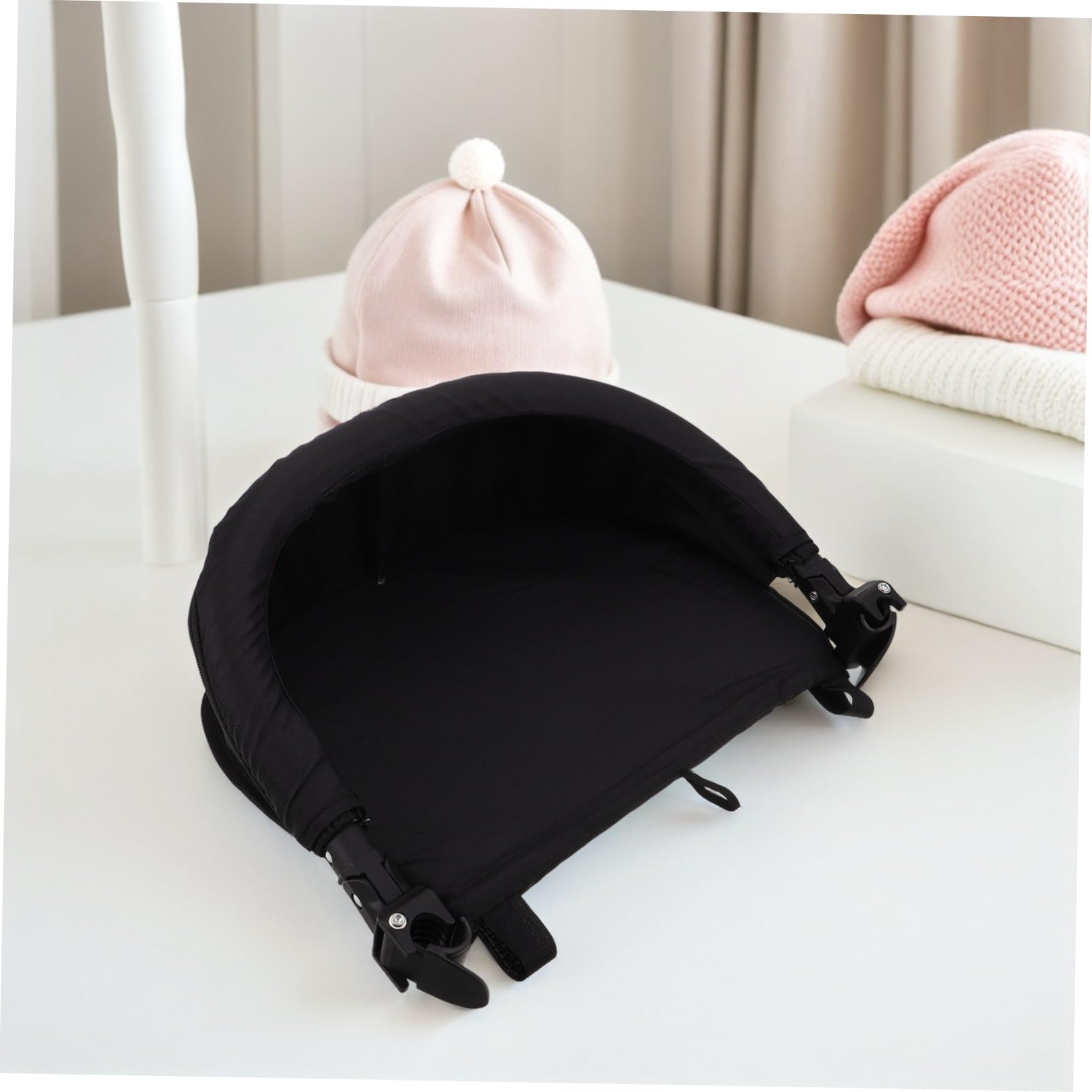 ERINGOGO Kinderwagen -Fußstütze kinderwagen verlängerbare fußstütze Kinderwagenfaltungsboote falten -Footstützes -Comfort -Zubehör -Bein Rastzubehör Black