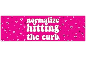 Normalize Hitting The Curb Y2K Pink Aesthetic Magnet