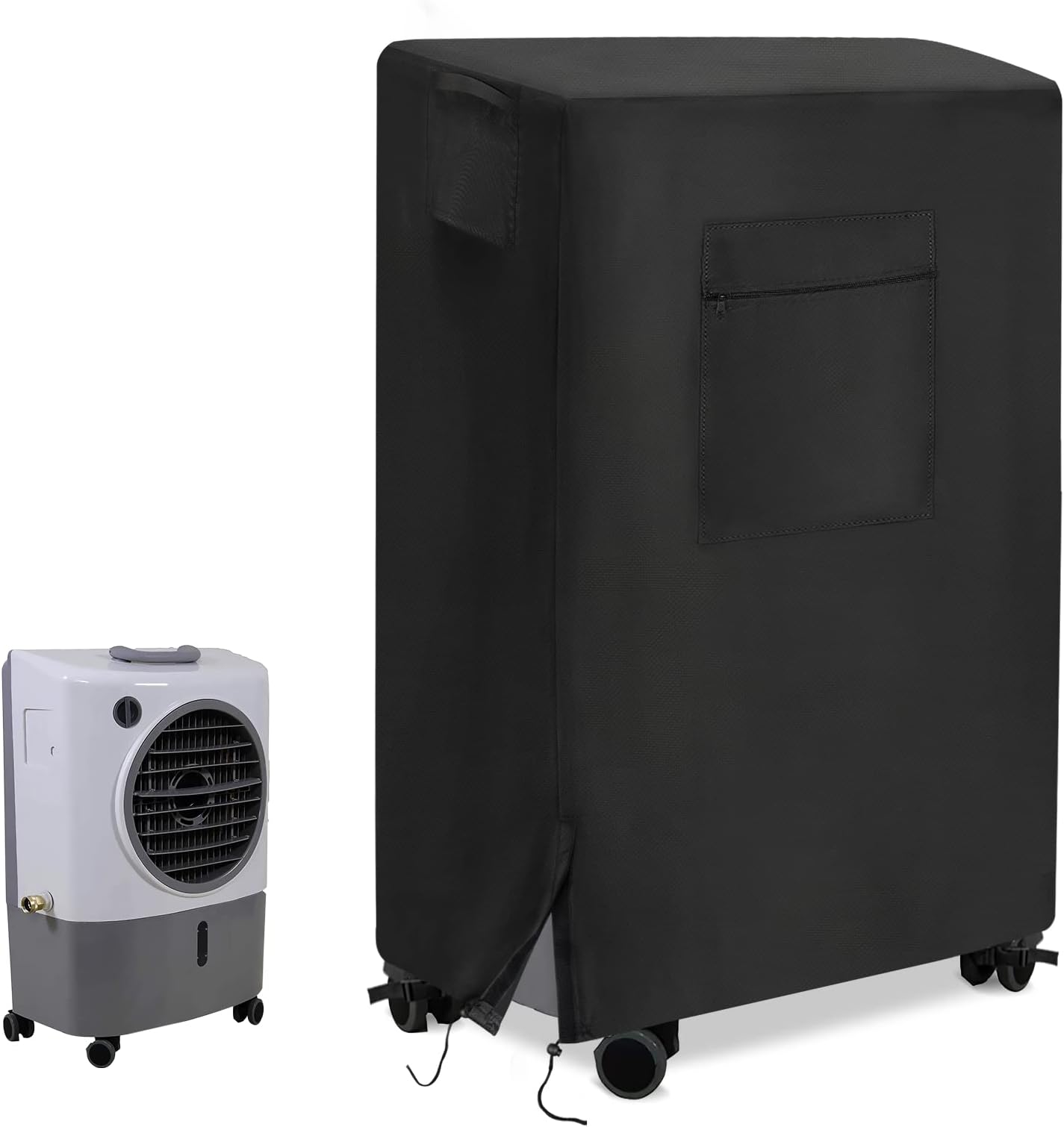 Guisong Evaporative Cooler Cover for Hessaire MC18M/MC18V Portable Evaporative Cooler, Cover for Swamp Cooler/Water Air Conditioner/Outdoor Air Conditioner