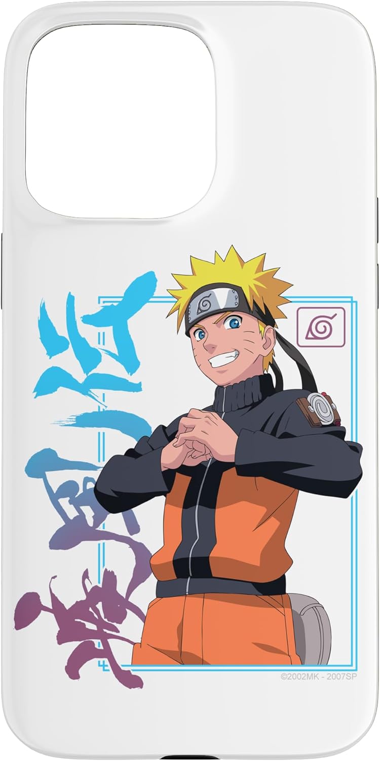 iPhone 15 Pro Max Naruto Shippuden Naruto Kanji Frame Case