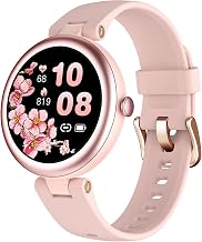 Women's Smart Watch with Pedometer Heart Rate Monitor SpO2 Smart Bracelet Cycle Monitoring Sleep Tracking Wallpaper 24 Sports Modes Notification Waterproof Pink