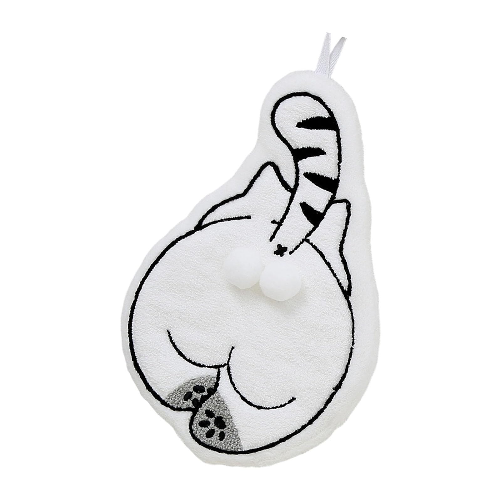 yanzunlrn Hygienic Corals Fleece Hand Towel Cats Eggs Design Quick Drying Feature with Hanging Accessory Outdoor Hand Drying Towel