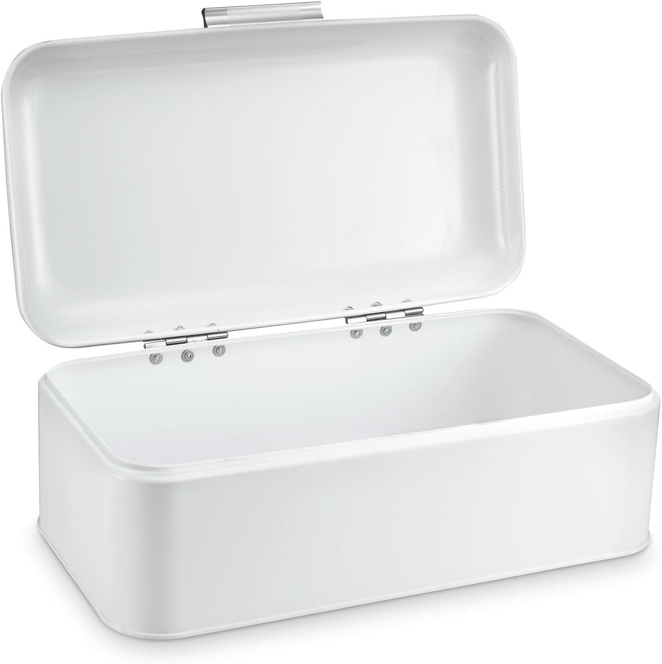 Polder KTH-916201 Retro Bread Box/Bin, White
