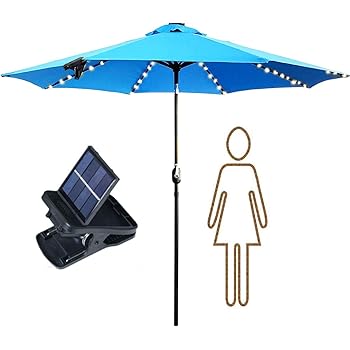 Patio Umbrella Lights Solar Powered String Lights With Clip Multi Mode 112led Outdoor Waterproof Umbrella Pole Solar Lights For Beach Deck Garden Camping Tents Amazon Com