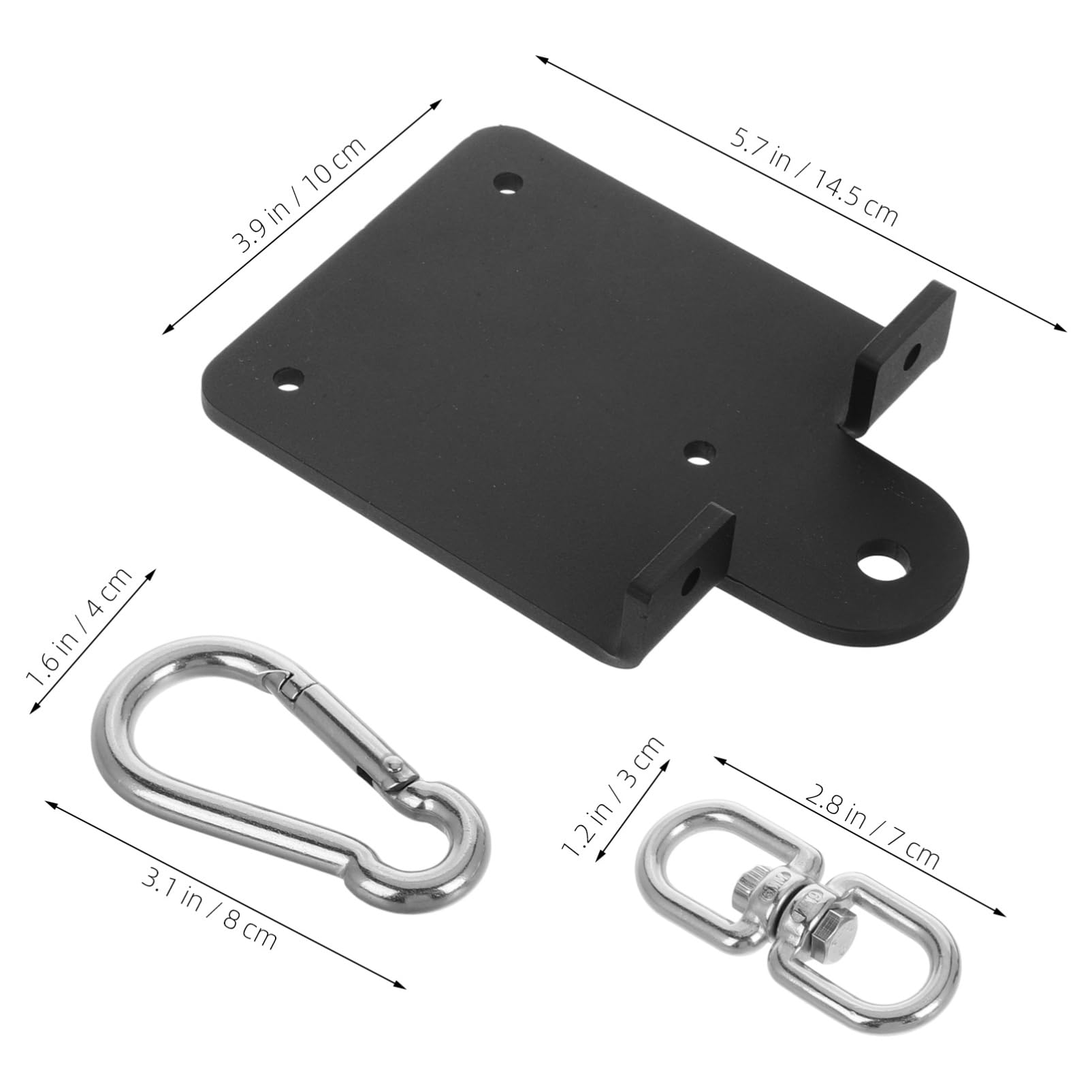 BESPORTBLE 360° Rotation Hanger Heavy Bag Mount Wall-Mounted Easy Ceiling Install for Home and Gym Use