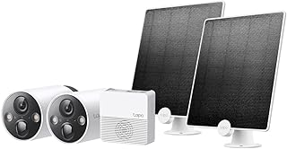 TP-Link Tapo 2K 4MP Solar Überwachungskamera Aussen Akku, Bundle aus Tapo C420S2 und 2 Tapo A200, Nur 30min benötigtes Sonnenlicht pro Tag