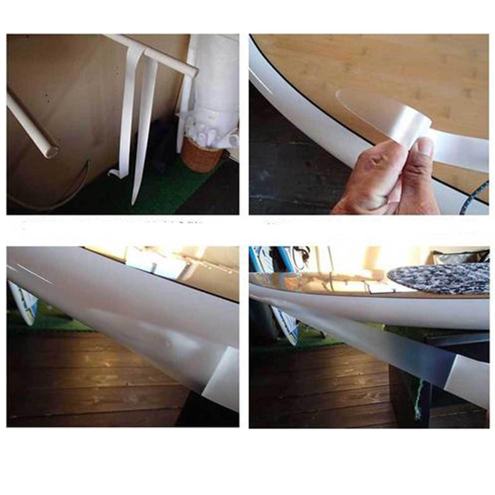 Nastro binario a paddle board - Striscia di protezione del bordo del bordo surf, avvolgimento di protezione adesiva | Film di schermatura anti -scratch resistenti, barriera a terra impermeabile con te