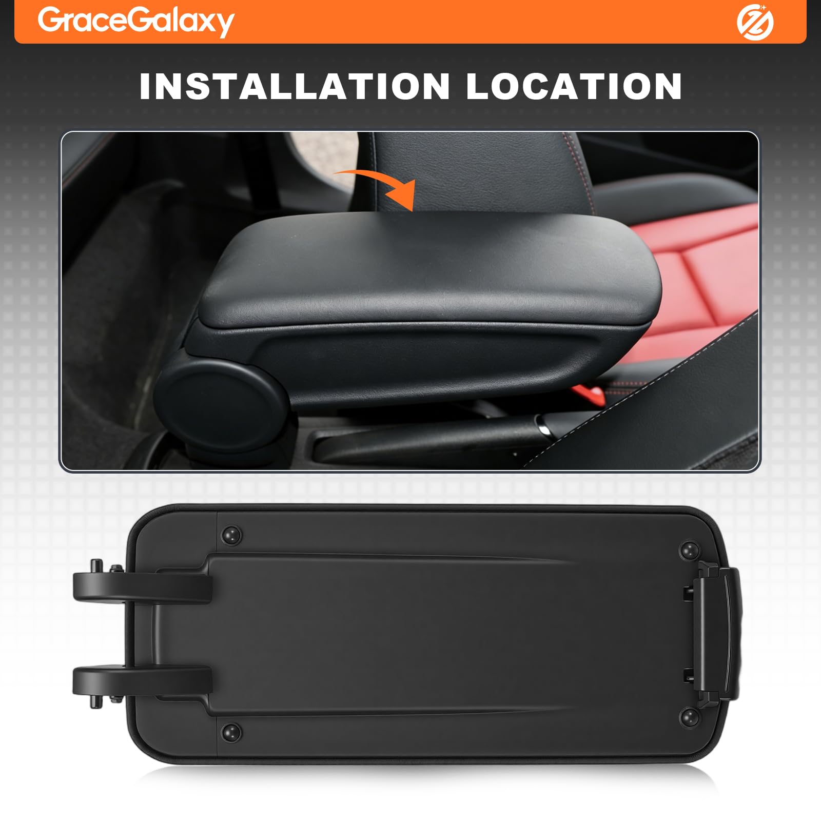 GraceGalaxy Copertura per console centrale per A1 8X1, 8XK 2012-2018, 8X0864245B, 8X0864245A