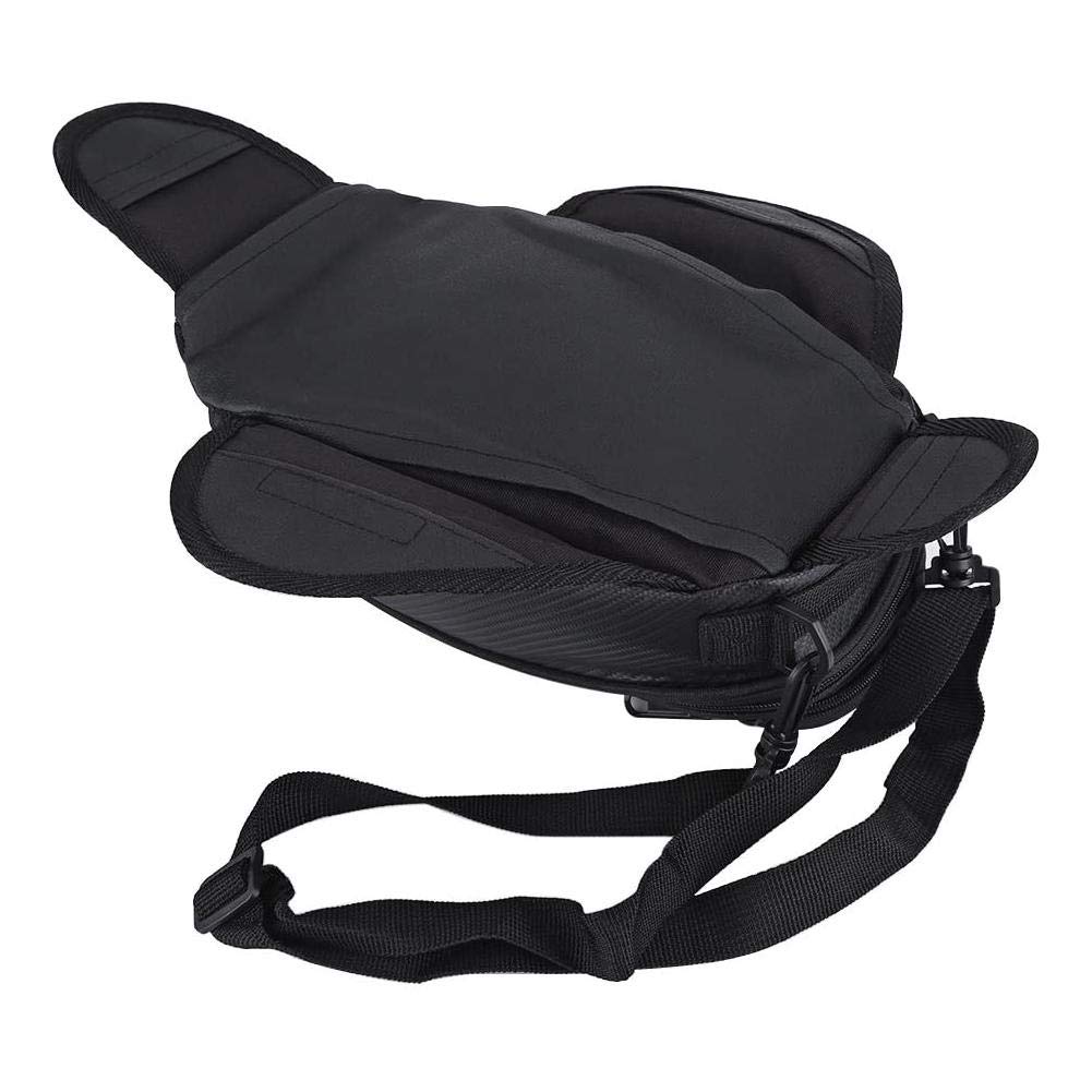 Ejoyous Borsa serbatoio magnetica universale per moto, Borsa serbatoio impermeabile sella per motociclismo Borsa serbatoio ad alta resistenza 1680D Oxford, 35 * 18 * 15cm Borsa sella