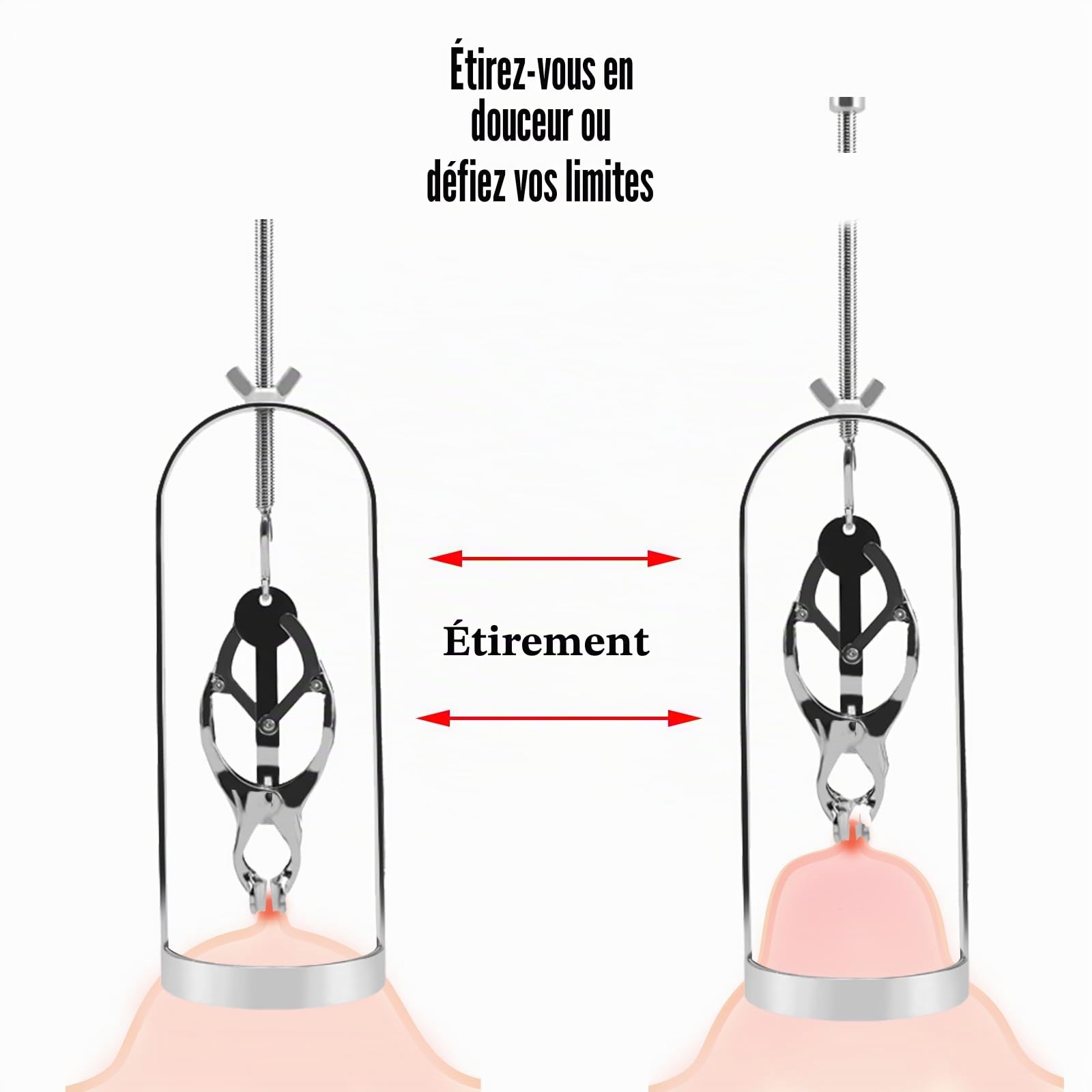 Pince à téton pour femme, pinces à téton pour hommes, jouets BDSM, jouets BDSM durs pour femmes, pinces à tétons BDSM, jouets durs pour les couples, pinces à tétons extrêmes