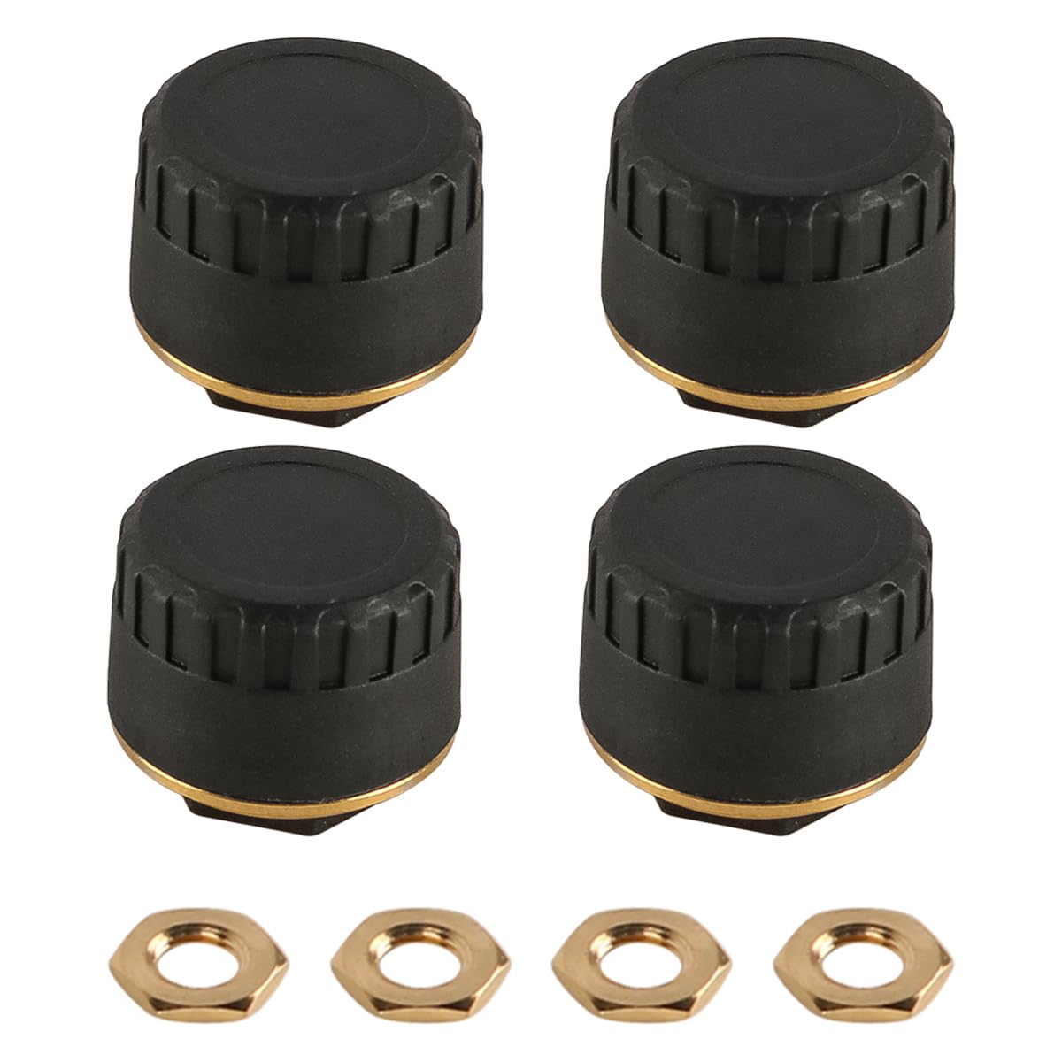 Sistema de monitoreo de presión de neumáticos con Base de Cobre Puro, Sensor de presión de neumáticos para 4 Ruedas, detección en Tiempo Real por Bluetooth.