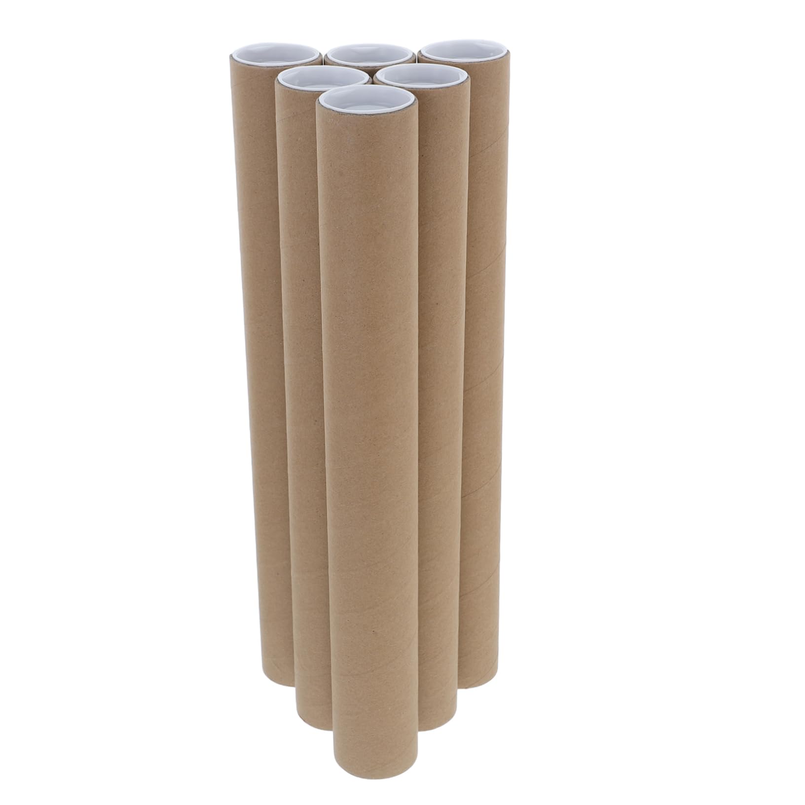 SEWACC Versatile Cardboard Tubes Storage for Posters Calligraphy and More Paper Roll Tubes Secure Caps