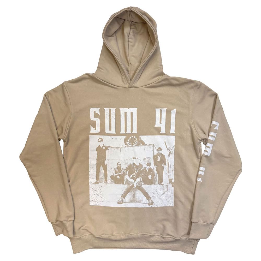 Sum 41 Band Photo Rock off Unplugged Pullover Felpa con Cappuccio