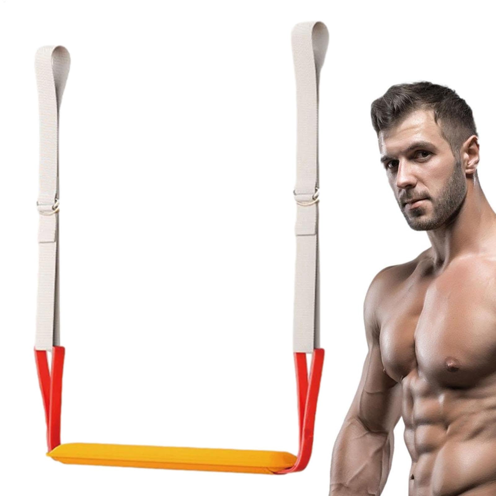 Fascia elastica per allenamento, corda da allenamento, per fitness, tensione e tiro, braccio, sollevamento pesi, fasce da fitness regolabili e riutilizzabili, resistenti, per uomini e donne