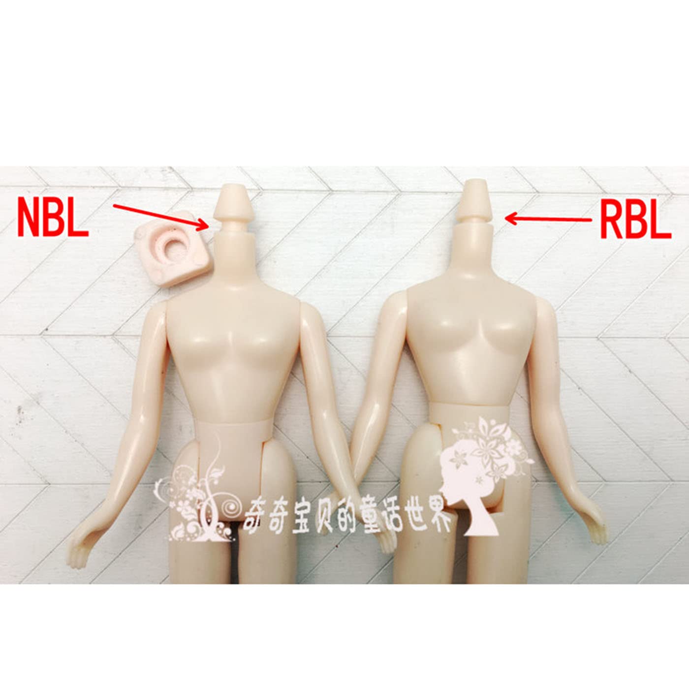 ネオブライス カスタム ドール　ヘッド+ボディ Amazon | 1個 1/6サイズ ブライスドール ヘッドネックコネクタ ネック