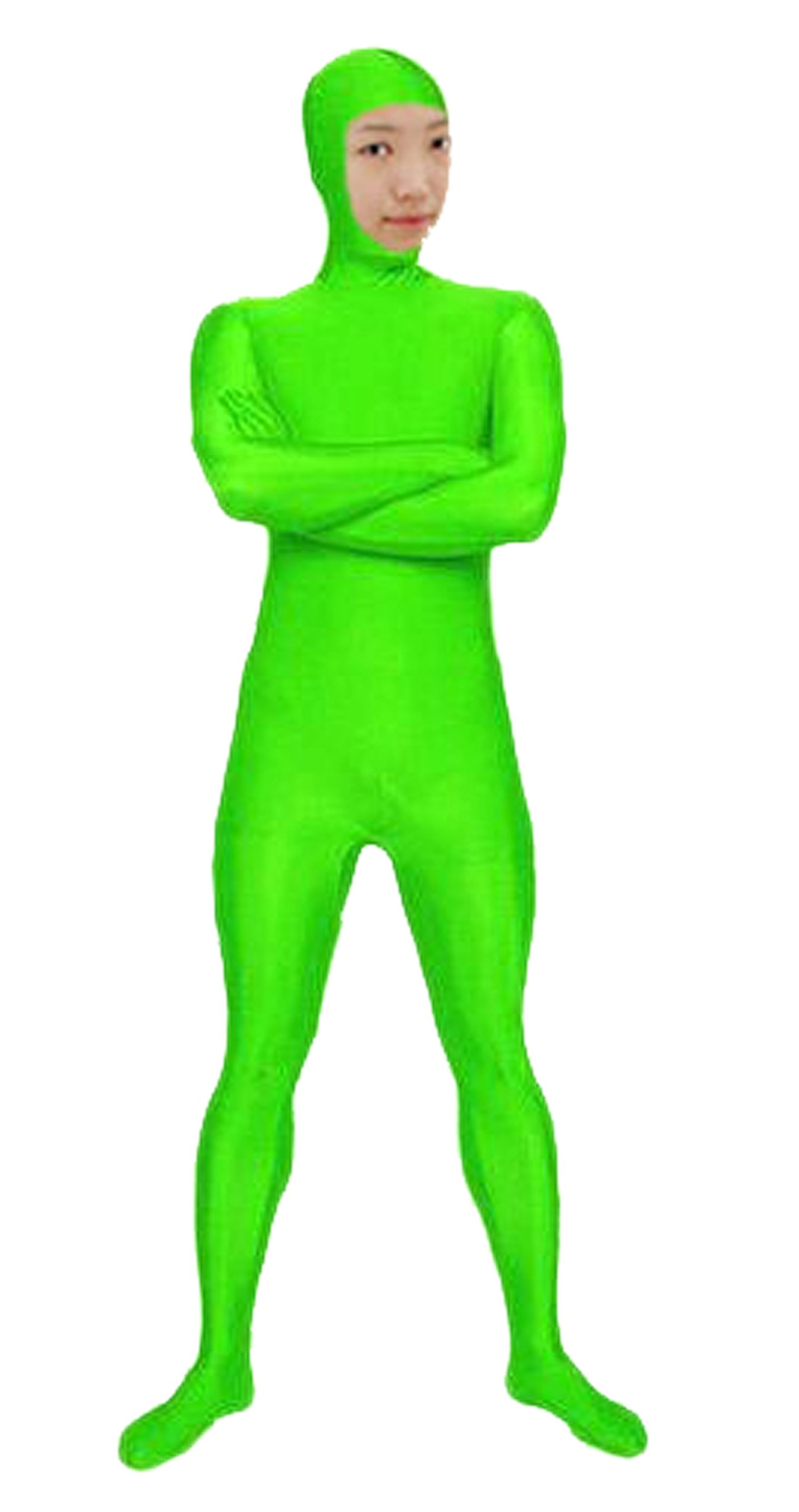 Sponsored Ad - Spandex Open Face Full Bodysuit Zentai Suit for Adults and Kids