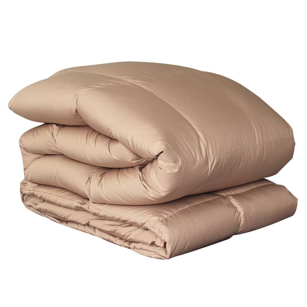 SNOWMAN 2枚合わせ羽毛布団 DL ダウン羽毛布団 Amazon｜SNOWMAN 2枚合わせ羽毛布団 シングル ダウン80% 肌掛け