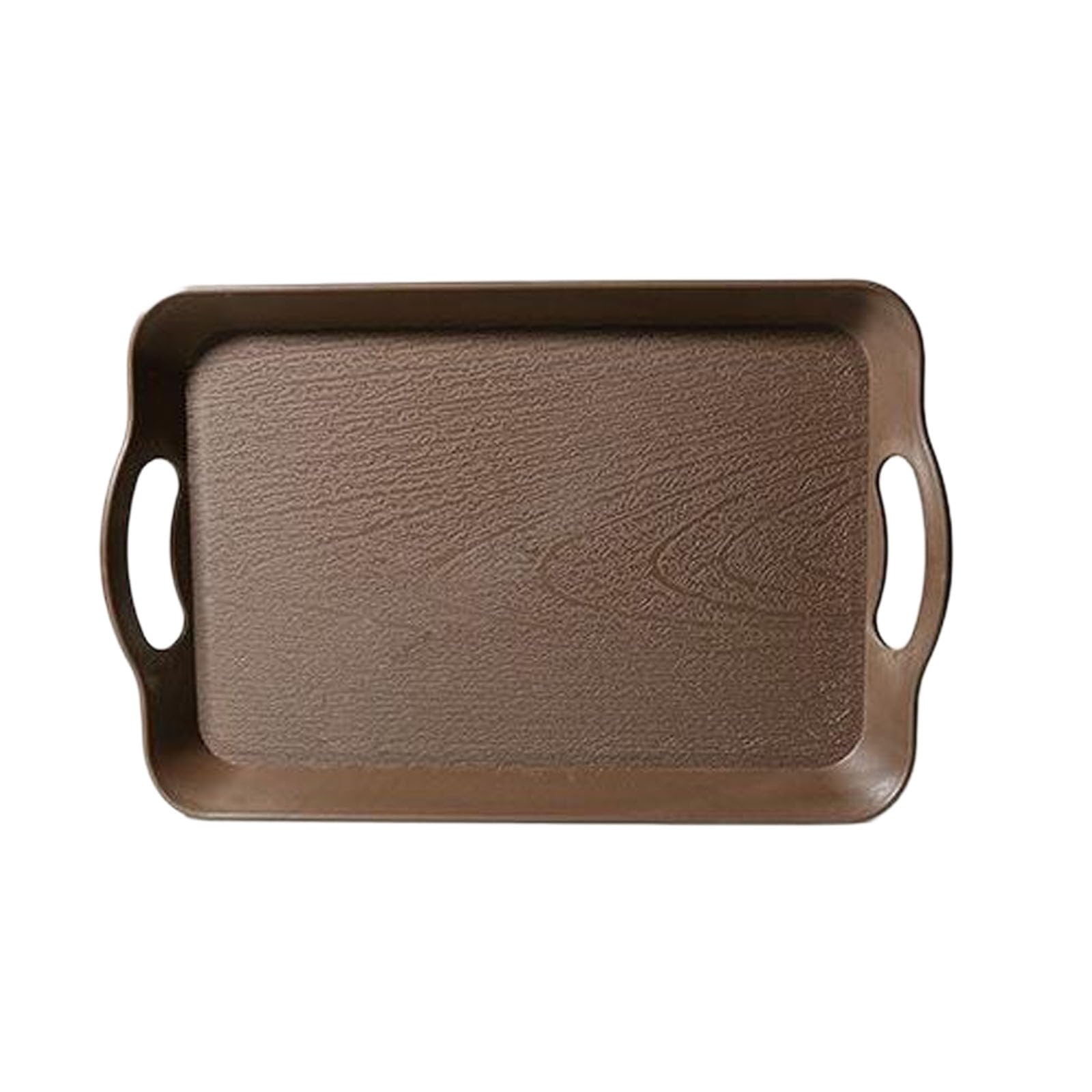ブラウン プラスチック トレー 約30cm x 20cm