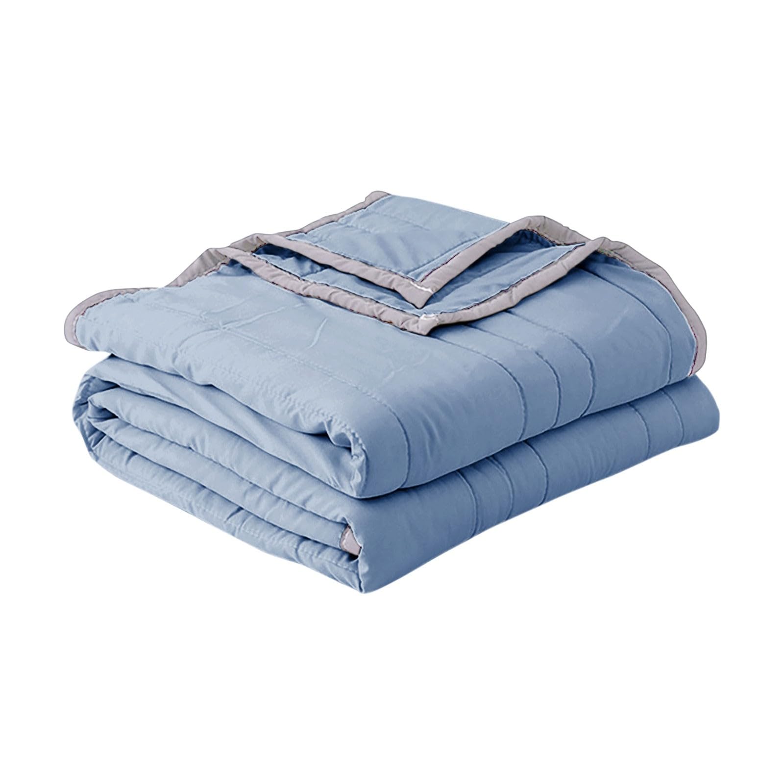 Summer Cooling Blanket for Night Sweats UK, Ice Cooling Blankets King Size Double Bed Adult Single Skin Friendly Plain Print Bed Blanket Cooler Quilt for Hot Sleepers Sweats All-Season Lightweight โ image 1