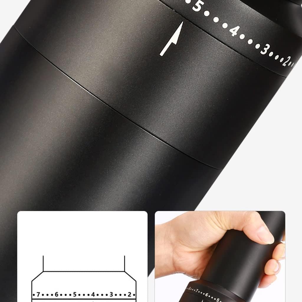 French Press Przenośny młynek ręczny ekspres do kawy użytku domowego mały ziaren ze stopu Dzbanek Kawy(Blue,Silver)