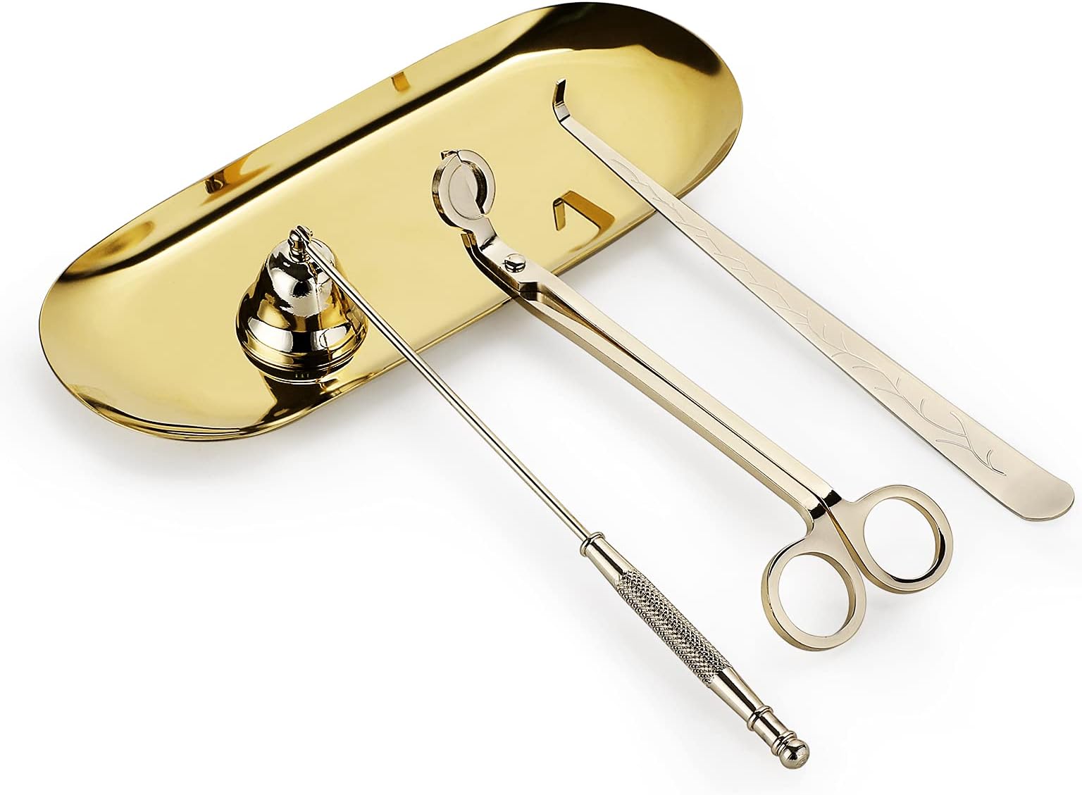 BEDOGO 4 in 1 Candle Accessory Set Candle Wick Trimmer,Candle Wick Dipper,Candle