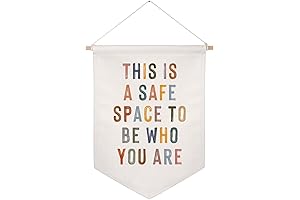 Comforting Haven: 'This Is A Safe Space' Wall Banner for School Psychologist Offices