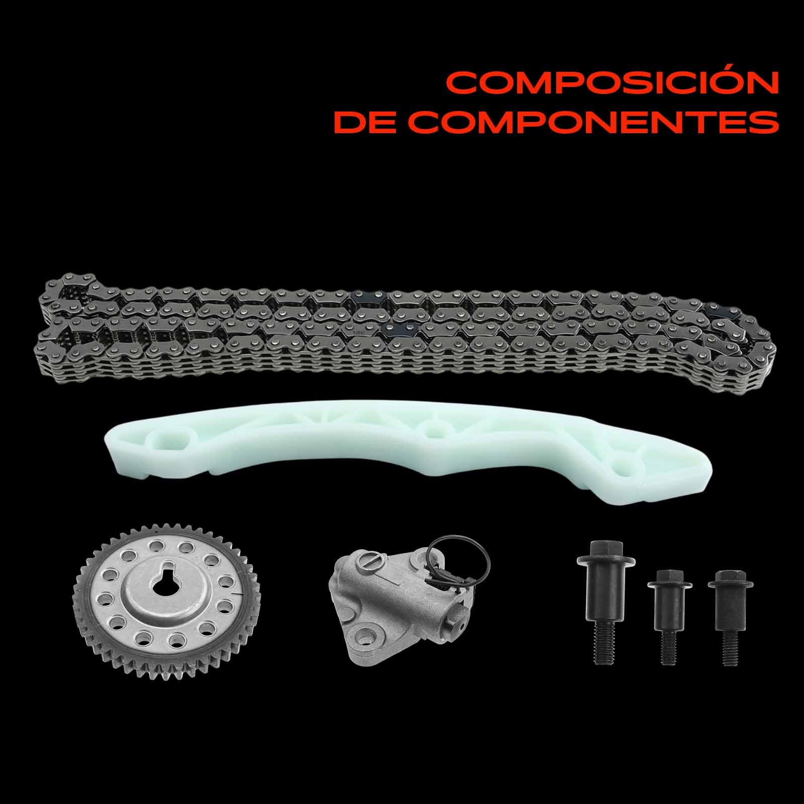Frankberg Kit de cadena de distribución para gasolina A1320500069 | Compatible con: Mirage/Space Star Hatchback A0A, Fortwo Cabrio 451, Fortwo Coupé 451
