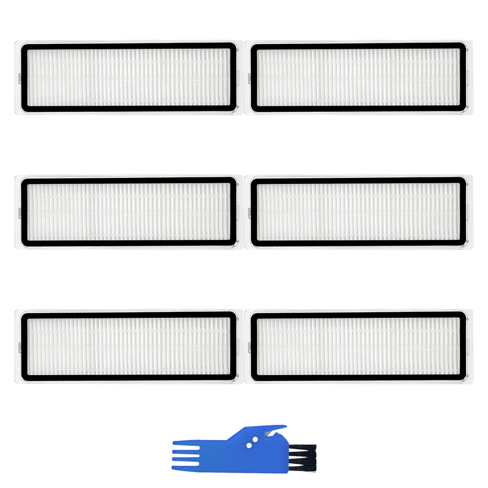 HEPA Filtry Akcesoria do Xiaomi X20 Max/ X20 Pro Odkurzacz Części Zamienne | Robot Vacuum 5/5Pro Odkurzacz HEPA Filtry, X20 Max Akcesoria,6 Sztuki Filtry, Zmywalny I Wielokrotnego Użytku Części Zamienne