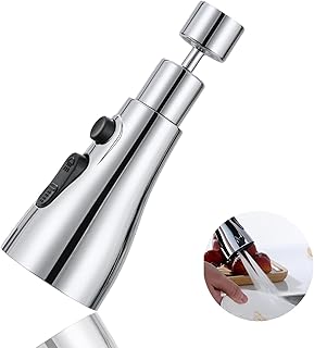 Kitchen Tap Spray Head, 360° Brushed Nickel ...,