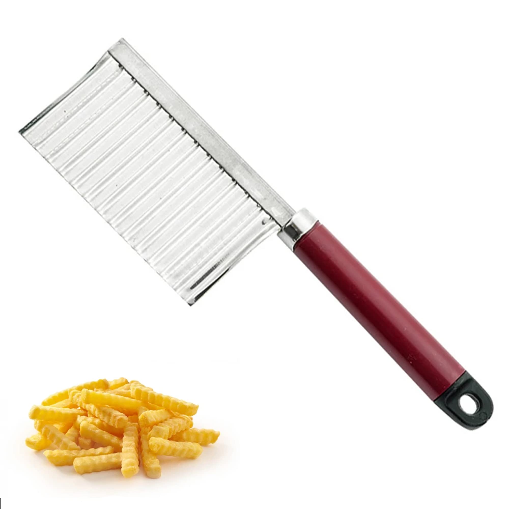ARQIVO Stainless Steel Crinkle Cutter Slicer Potato Chip, French Fries Wave Knife Vegetable & Fruit Grater & Slicer Price In India - Buy ARQIVO Stainless Steel Crinkle Cutter Slicer Potato Chip, French